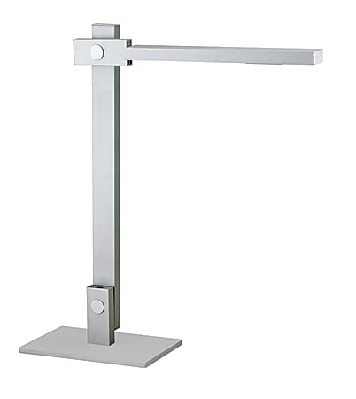 Adesso® Reach Desk Lamp, 19 3/4", Silver