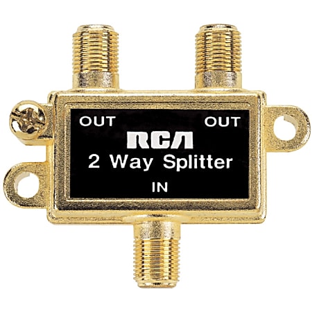 RCA Coaxial 2-Way Splitter