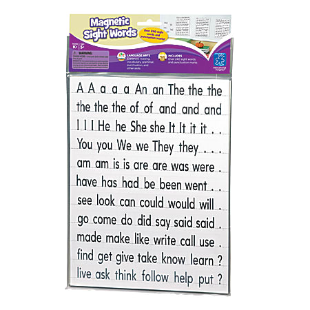 Educational Insights 240-Piece Magnetic Sight Words And Sentence