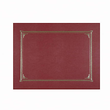 Geographics® Document Covers, 9 3/4" x 12 1/2", Burgundy, Pack Of 6