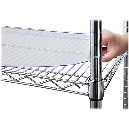 36 W x 18 D Shelf Liners for Wire Shelving in Clear Plastic