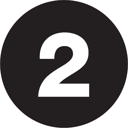 Tape Logic Permanent Inventory Labels DL1342 Number 2 Round 3 Black ...