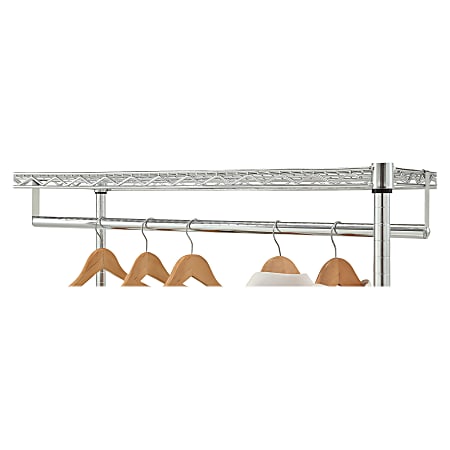 Chrome wire clothes rack sales