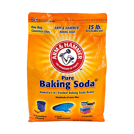 Arm & Hammer Pure Baking Soda, 12 lb., Reseable Bag