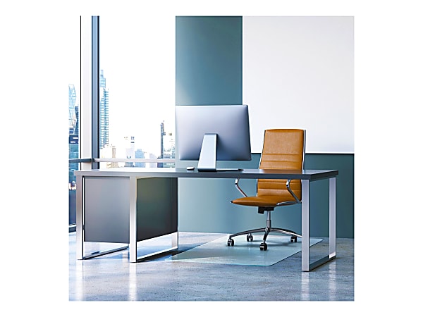 Glass chair store mat office depot
