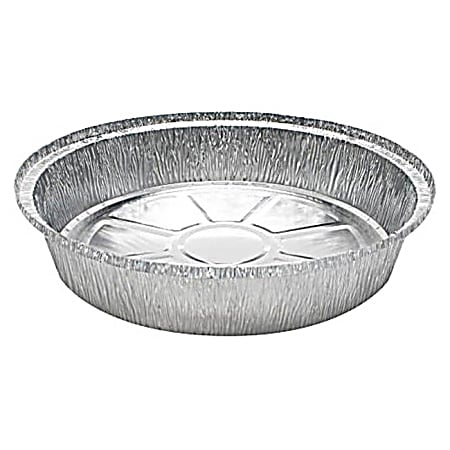 Karat Round Foil Food Containers, 1" x 9", Case Of 500 Containers