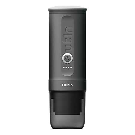 OutIn® Nano 3-Cup Portable Electric Espresso Machine, Space Gray