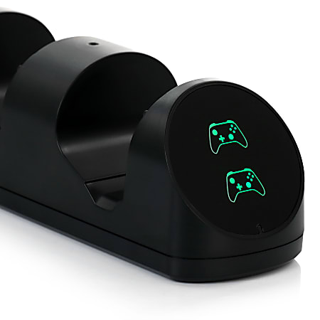 GameFitz Xbox Series X Dual Charging Dock Black - Office Depot