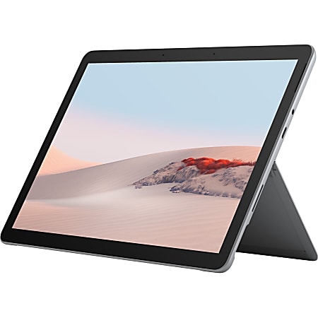 Microsoft Surface Go 2 - Tablet - Core m3 8100Y / 1.1 GHz - 8 GB RAM - 128 GB SSD - 10.5" touchscreen 1920 x 1280 - UHD Graphics 615 - NFC, Bluetooth, Wi-Fi 6 - silver - Windows 10 Pro - commercial