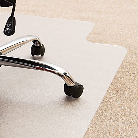 Floortex® Ecotex® Enhanced Polymer Lipped Chair Mat for