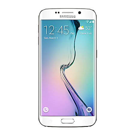 Samsung Galaxy S6 edge G925V Cell Phone For Verizon Wireless/Unlocked, White, PSN100860