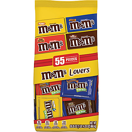 M Ms Milk Chocolate Candies 3 Oz Bag - Office Depot