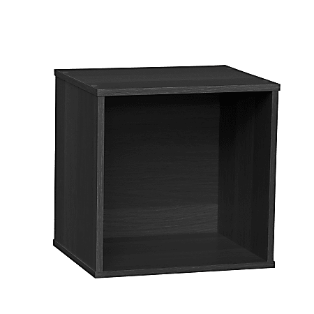 IRIS BAKU 14"H Modular Cube Storage Box, Black
