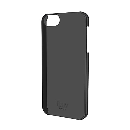iLuv® Hardshell Case For iPhone® 5, Black Overlay