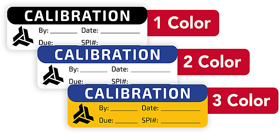 1, 2 Or 3 Color Custom Printed Labels And Stickers, Rectangle, 1" x 3-1/4", Box Of 250