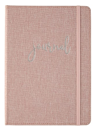 TUL® Hardcover Journal, Junior Size, Narrow Ruled, 192 Pages (96 Sheets), Pink