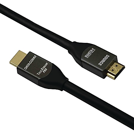 DataComm TrueStream Pro HDMI Audio/Video Cable - 35 ft HDMI A/V Cable  - 461035BK