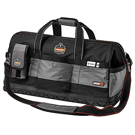 Ergodyne Arsenal 5808 Long Widemouth Tool Organizer, 13"H x 10"W x 24"D, Gray
