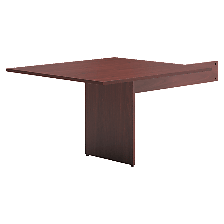 basyx by HON® BL Series Rectangle-Shaped Table End For Conference Table, Mahogany