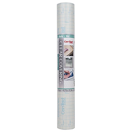 Con-Tact Clear Cover Adhesive Coverings Roll, 18" x