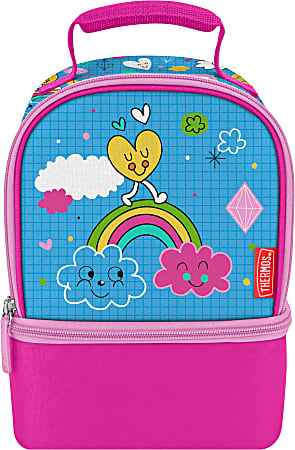 Thermos Dual Compartment Lunch Kit Sketchbook, 8in x 5in x 11in, Multi-color, 1PC