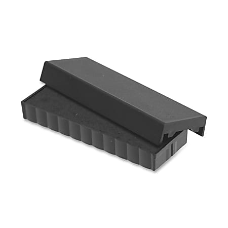 Trodat E4817 Stamp Replacement Pad - 1 Each - Black Ink - Black - Plastic