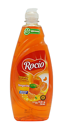Rocio Dishwashing Liquid, Tangerine Scent, 25 Oz