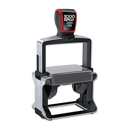 Custom 2000 Plus® Pro Heavy Duty 2800 Self-Inking Stamp, Rectangle, 1-13/16" x 2-11/16"