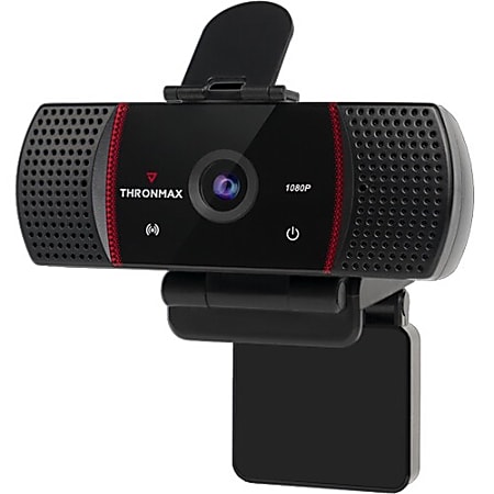 Thronmax X1 Webcam - 30 fps - USB 2.0 - 1 Pack(s) - 1920 x 1080 Video - CMOS Sensor - Microphone - Notebook, Computer, Gaming Console