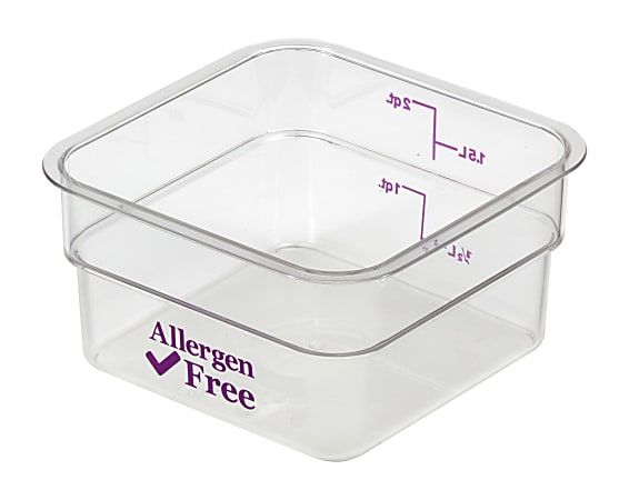 Choice 1 Pint Purple Allergen-Free Plastic Measuring Cup