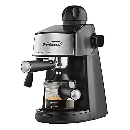 Brentwood 2.5-Cup Espresso And Cappuccino Maker, Black