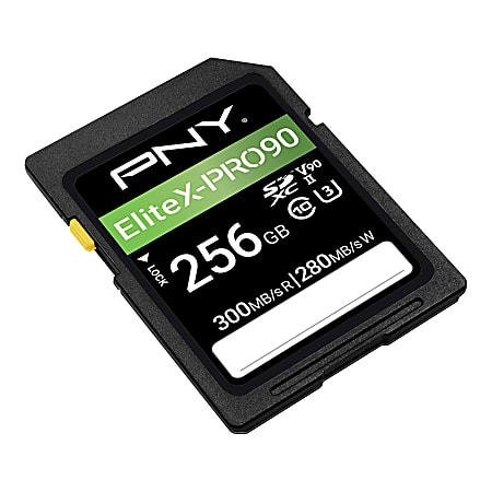 PNY EliteX PRO90 Class 10 U3 V90 UHS II SDXC Flash Memory PNY EliteX PRO90 Class 10 U3 V90 UHS II SDXC Flash Memory