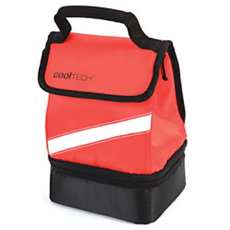 California Innovations® CoolTech Dual-Compartment Lunch Bag, Assorted Colors (No Color Choice)