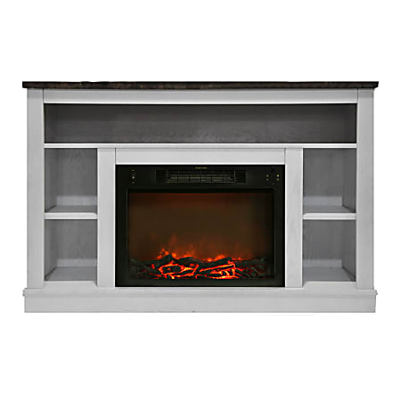 Cambridge Seville Fireplace Mantel with Electronic Fireplace Insert - Indoor - Freestanding