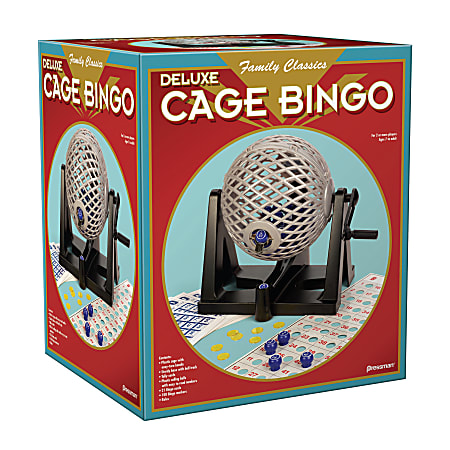 Pressman Toys Cage Bingo Game, Ages 7-18