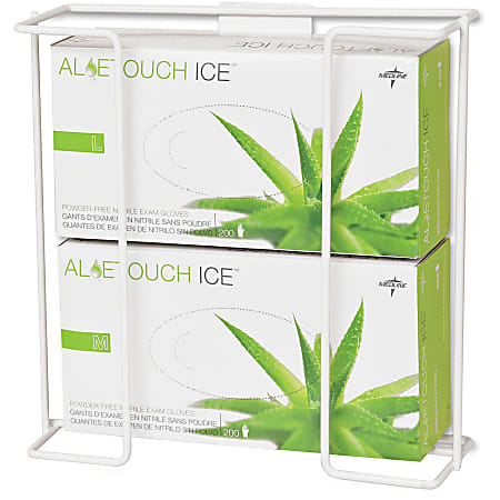 Medline Wire Glove Dispenser Box Holders - 2 / Pack - White