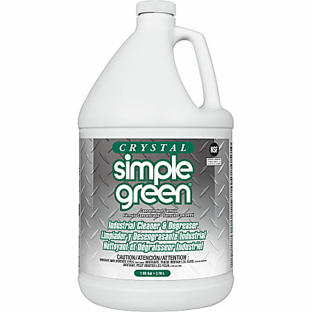 Simple Green Crystal Industrial Cleaner/Degreaser - For Multipurpose - Concentrate - Liquid - 128 fl oz (4 quart) - Non-flammable, Fragrance-free, Color-free - Clear - 1 Each
