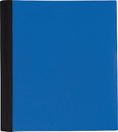 Office Depot® Brand Stellar Notebook With Spine Cover, 8-1/2" x 11", 3 Subject, College Ruled, 150 Sheets, Blue