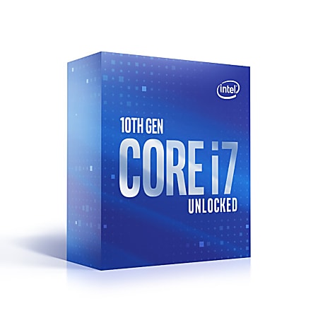 Intel Core i7 10th Gen i7 10700K Octa core 8 Core 3.80 GHz Processor Retail  Pack 16 MB L3 Cache 64 bit Processing 5.10 GHz Overclocking Speed 14 nm  Socket LGA 1200