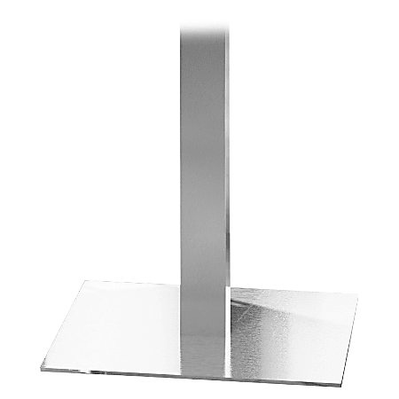 Mayline Bistro Table Steel Base, 28"H x 19 3/4"W, Steel/Silver