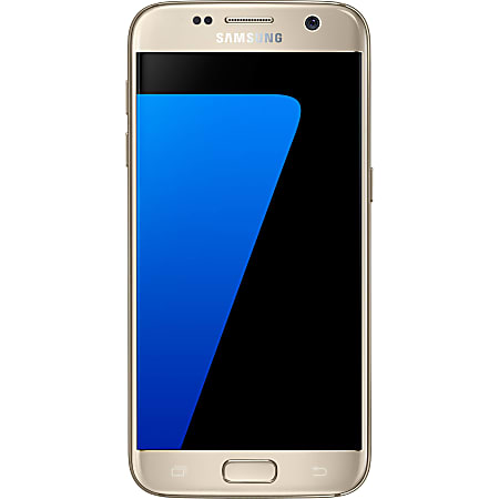 Samsung Galaxy S7 G930V Refurbished Cell Phone, Gold, PSC100193