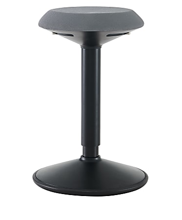 Kore Design™ Office Adjustable Wobble Stool, Gray, KDOW5312BB