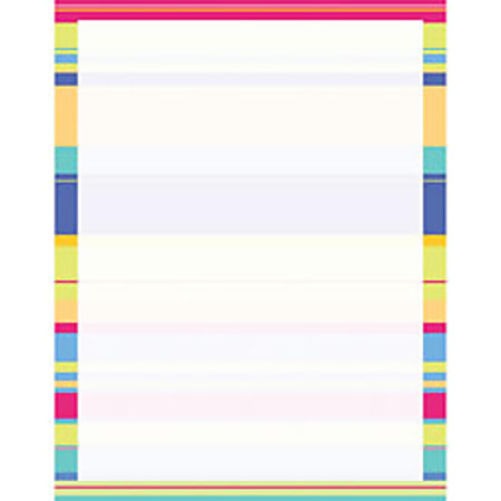 Gartner™ Studios Design Paper, 8 1/2" x 11", 60 Lb, Bright Stripes, Pack Of 100 Sheets