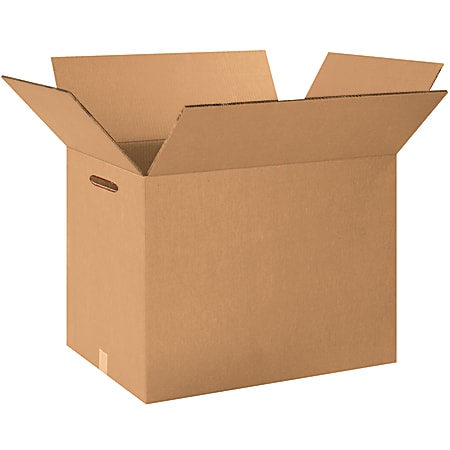 Office Depot&reg; Brand Heavy-Duty Double Wall Corrugated Boxes, 24" x 18" x 18", Kraft, Pack Of 10 Boxes