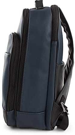 Bugatti Gin Twill Textured Vegan Leather Backpack With 15.6 Laptop