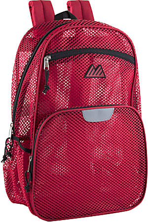 Trailmaker 8699 Pro Jersey Reflective Mesh Backpacks Assorted Colors Pack Of 24 Backpacks