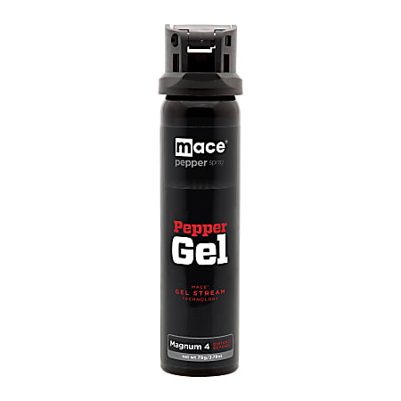 Mace® Brand Pepper Gel Magnum 4 Defense Spray, 1.92 Oz, Black