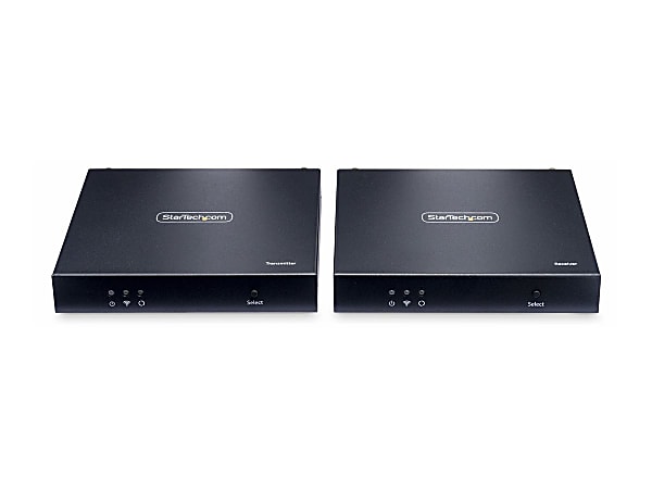 StarTech.com Wireless HDMI Extender, 4K 60Hz, Transmitter and Receiver Kit, Up to 165ft (50m), No Line-Of-Sight Required, IR Extension
