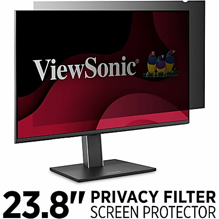ViewSonic 23.8" Privacy Filter Screen Protector for Widescreen (16:9) LCD Monitor