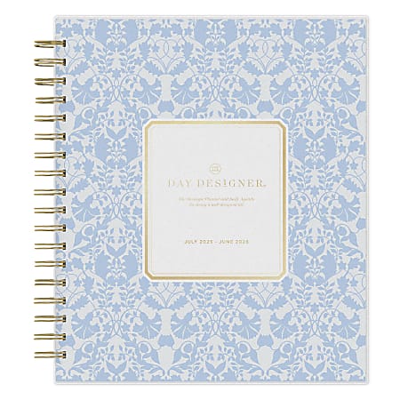 2025-2026 Day Designer Daily/Monthly Academic Planner, 8" x 10", Veranda Frosted, July 2025 To June 2026, 151662